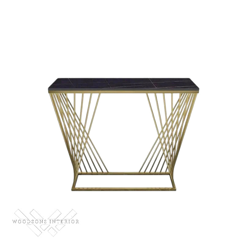 Trapezoid Design Console Table