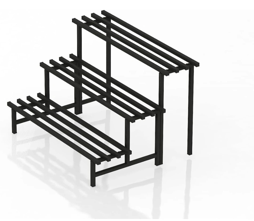 3-Tier Metal Planter Stand - WOODSONS INTERIOR