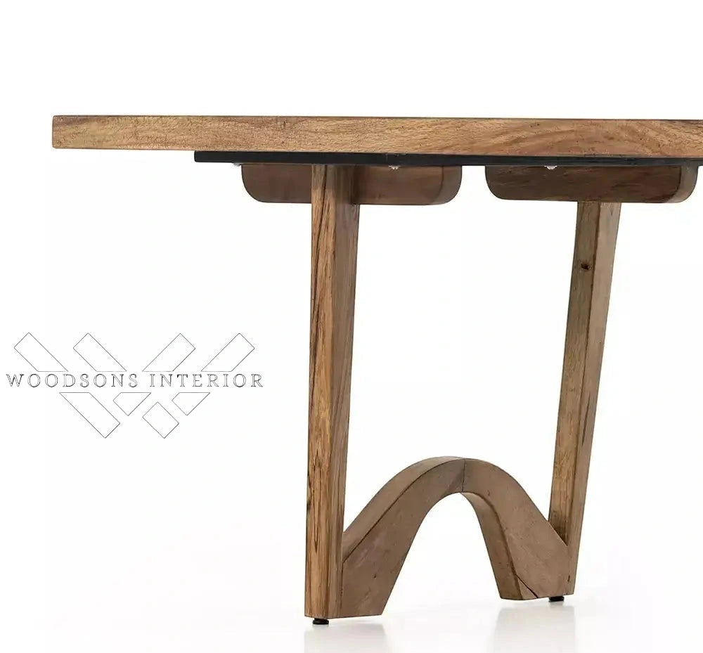 Rustic Elegance Wooden Dining Table
