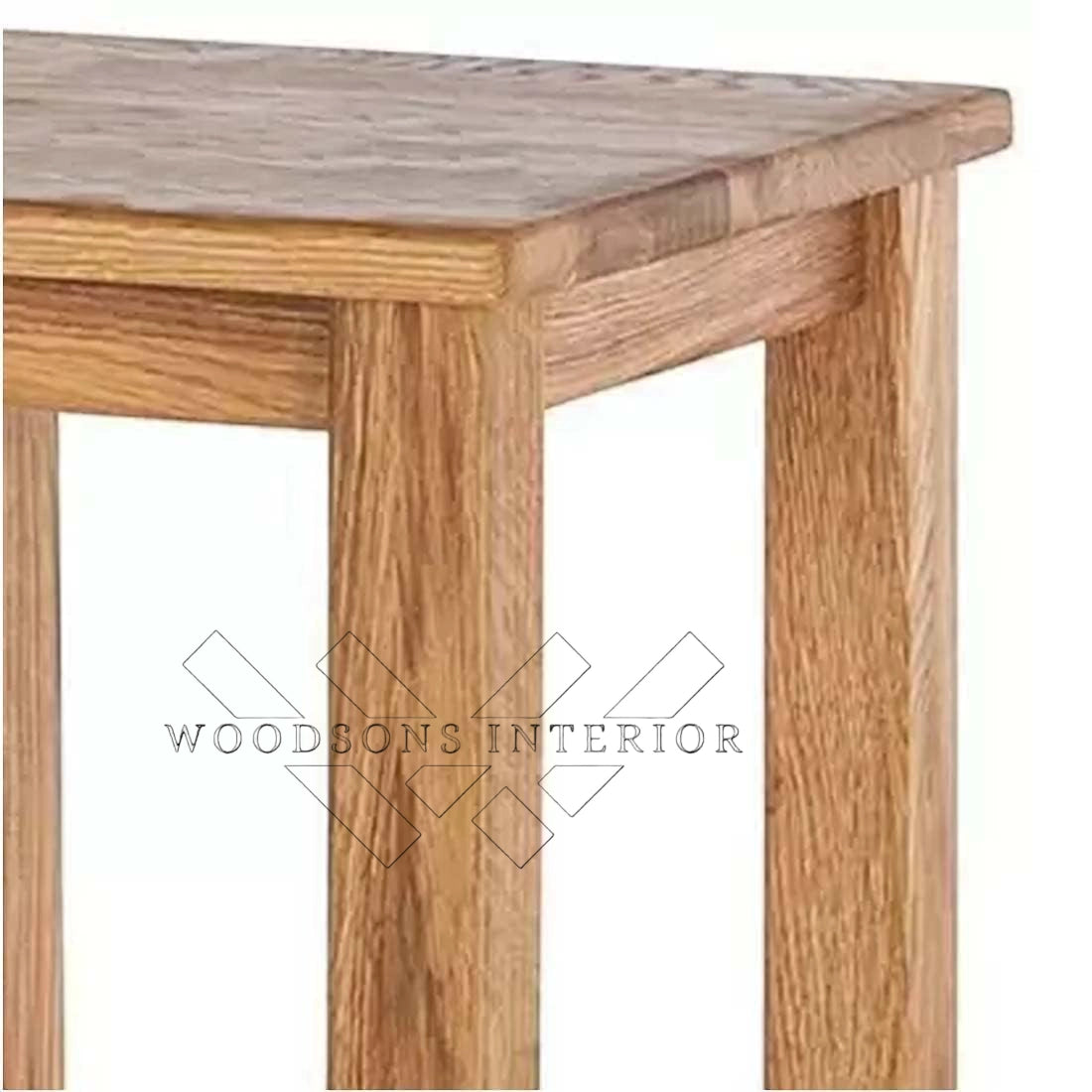 Wooden Long Bar High Stool