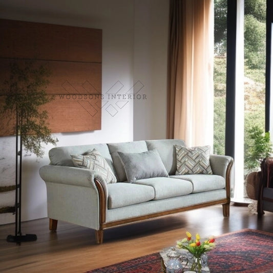 Sonma Droll Upholstered 3-Seater Sofa - WOODSONS INTERIOR