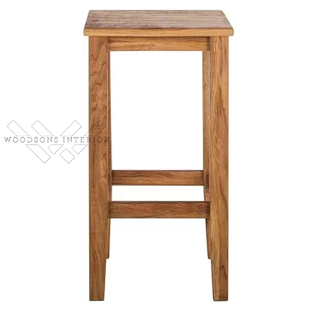 Wooden Long Bar High Stool