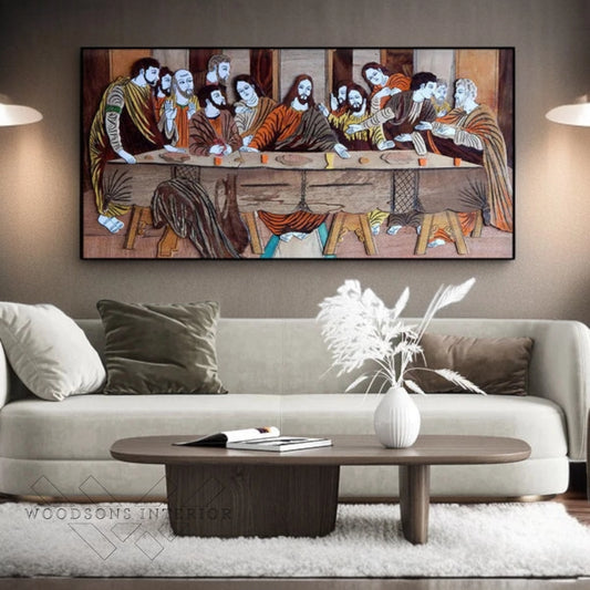 The Last Supper of Christ in Church Canvas Wall Painting