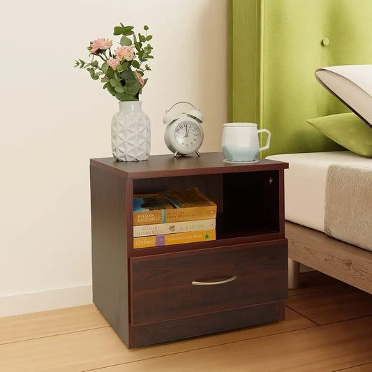 Walnut Bedside Table - WOODSONS INTERIOR