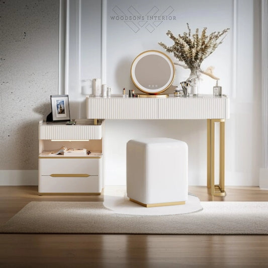 Vailora Modern Vanity with Charging & Bluetooth