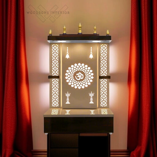 Backlit Om Pooja Mandi