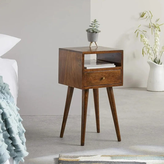 Wooden Bedside Table - WOODSONS INTERIOR