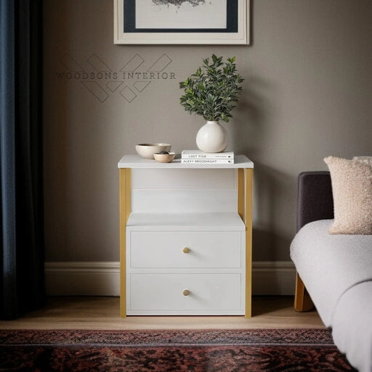 Wooden Bedside Table
