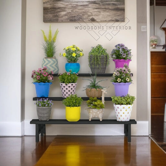 3-Tier Metal Planter Stand