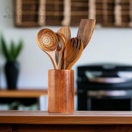 IndigoArt Neem Spoon Set - WOODSONS INTERIOR