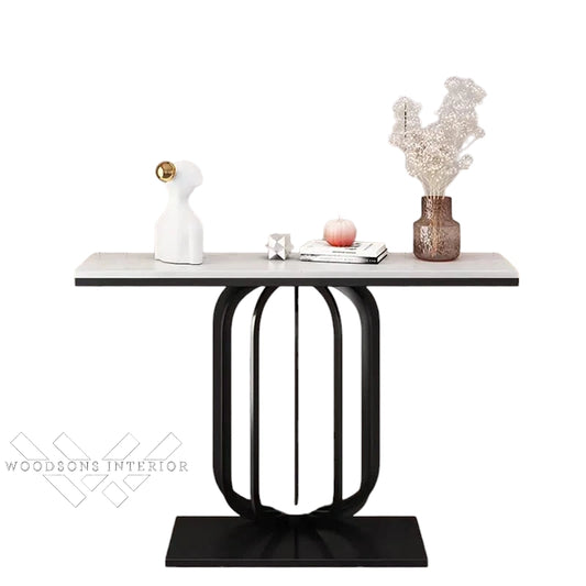 White Marble Console Table