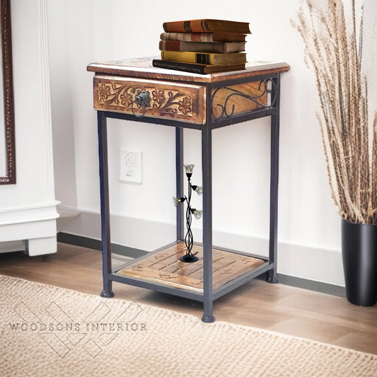 Wood & Iron Table