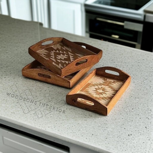 Tribal Mango Wood Tray