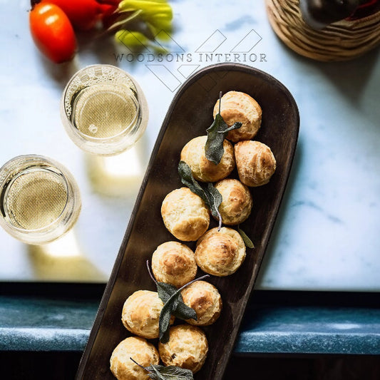 Wooden Oval Platter