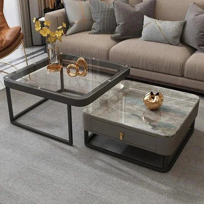 Barack Gold & Marble Coffee Tables - WOODSONS INTERIOR