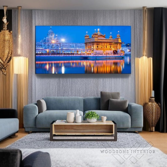 Gurdwara Sri Harmandir Sahib The Golden Temple Wall Painting