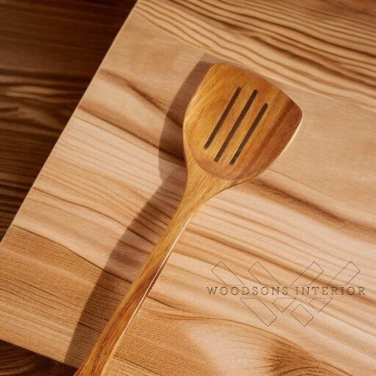 Long Handle Wooden Turner - WOODSONS INTERIOR