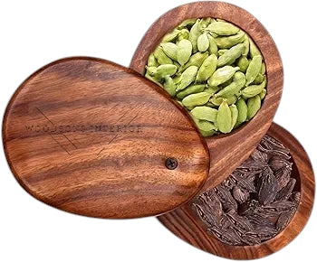 Wooden Salt & Pepper Box