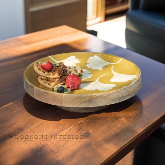 Aria Wooden Cake Stand