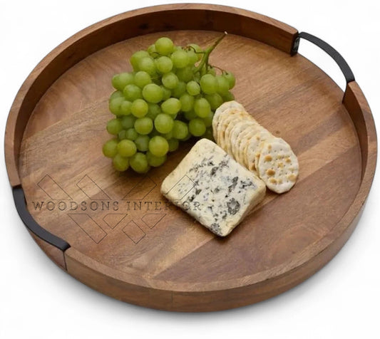 Rustic Wooden plate - WOODSONS INTERIOR