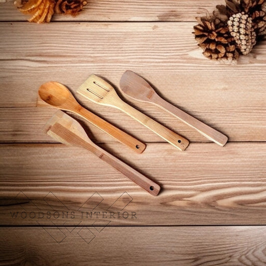 Wooden Kitchen Utensil Set - WOODSONS INTERIOR