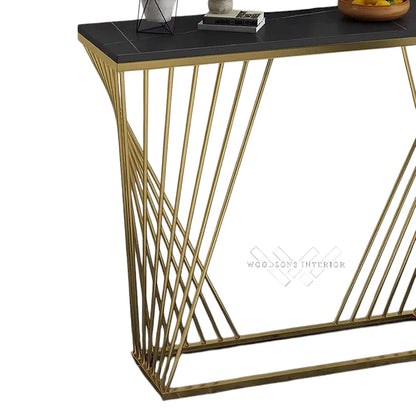 Trapezoid Design Console Table